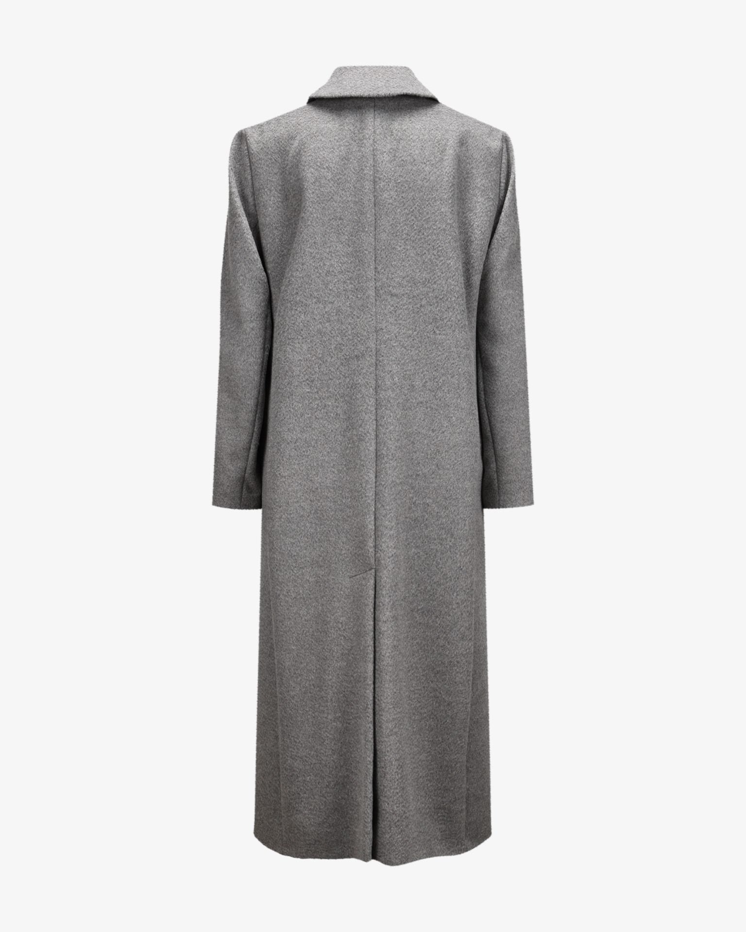 Alpaca Wool Coat "Humphrey" Grey Melange