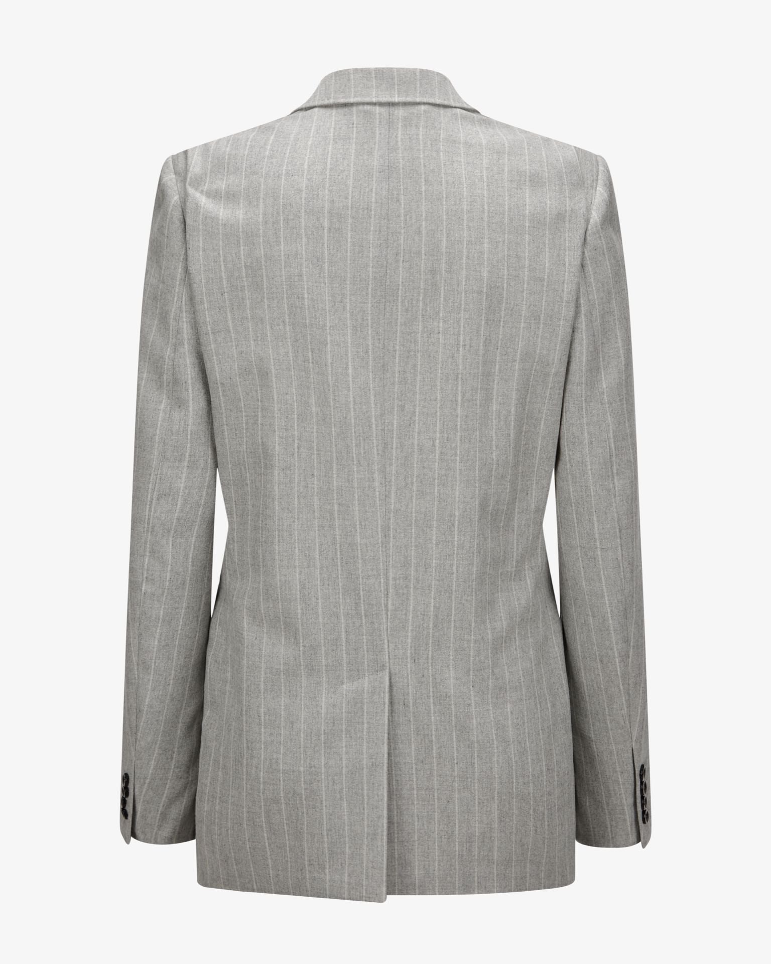 Pinstripe Blazer "Marlene" - Grey