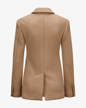 Raw Edge Blazer "Coco" - Camel