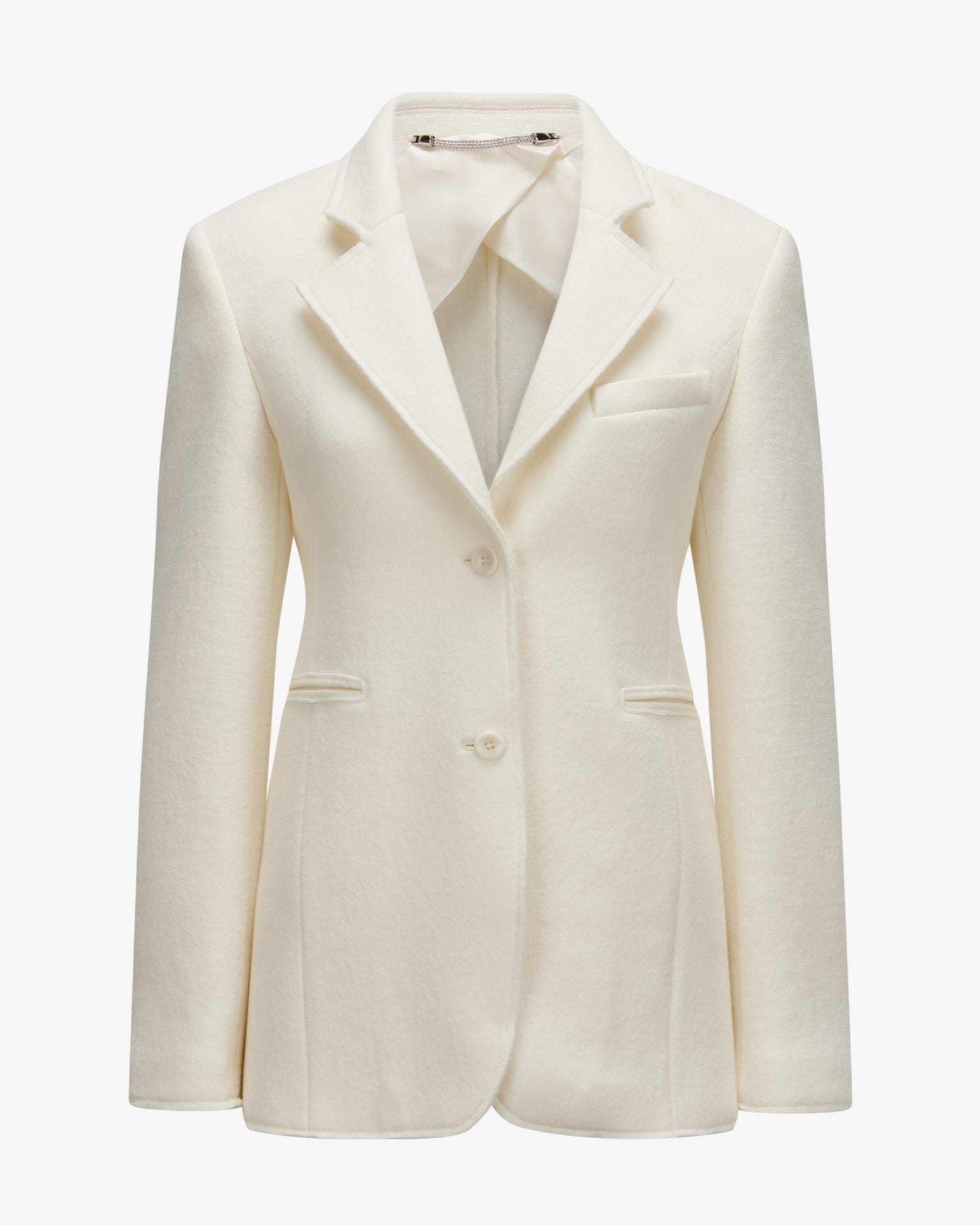 Raw Edge Blazer "Coco" - Creme