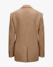 Wool Jersey Blazer "Marlene"- Camel