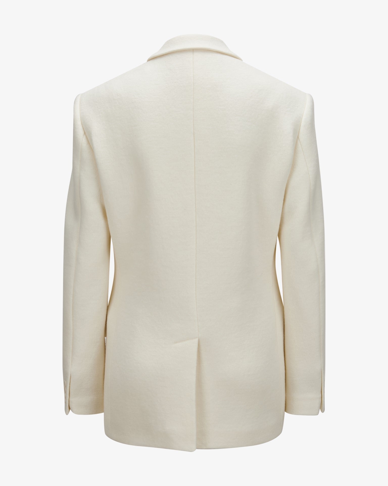 Wool Jersey Blazer "Marlene" - Creme