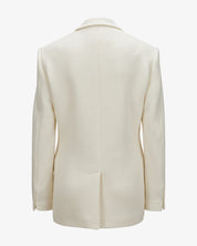 Wool Jersey Blazer "Marlene" - Creme